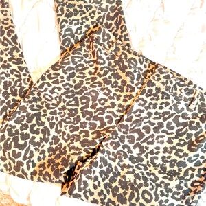 Leopard Print Free People Pants